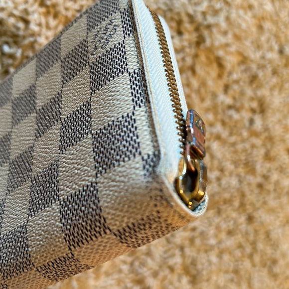 SOLD Bundle Louis Vuitton Damier Azur Totally MM Tote Bag & Matching Wallet - Picture 14 of 16